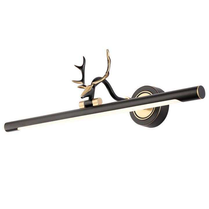 Skørter | Antler Bathroom Vanity Lighting Rustic Metal LED Tube Wall Lights with Adjustable Joint