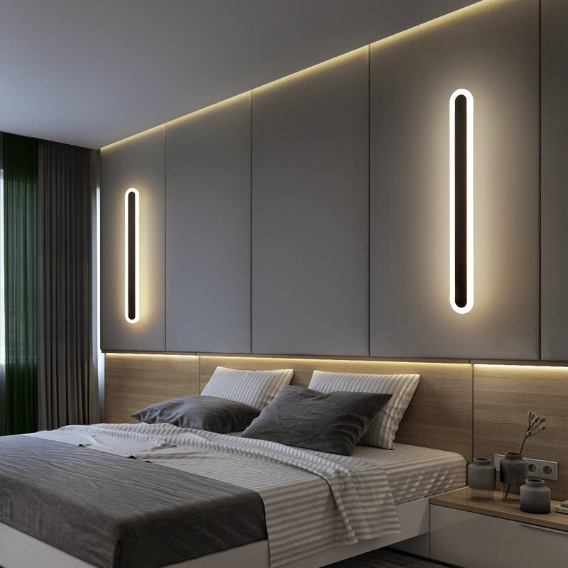 Lisslune | Acrylic Bar-Shaped Wall Lighting Nordic Style LED Surface Wall Lamp for Hallway
