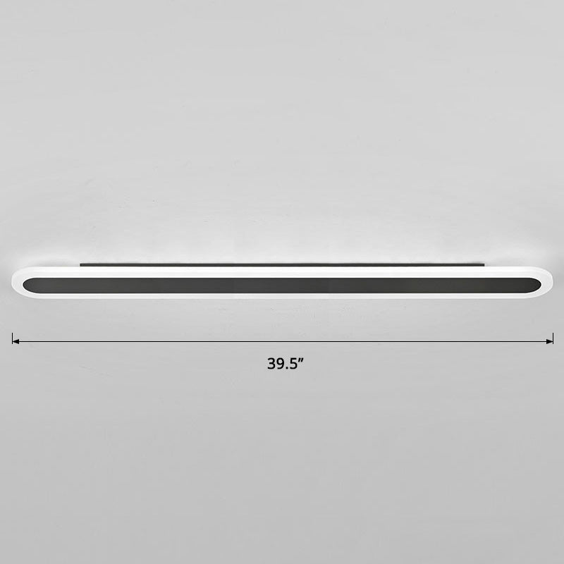 Lisslune | Acrylic Bar-Shaped Wall Lighting Nordic Style LED Surface Wall Lamp for Hallway