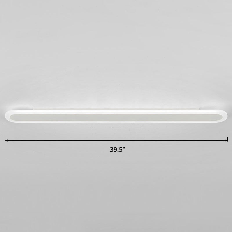 Lisslune | Acrylic Bar-Shaped Wall Lighting Nordic Style LED Surface Wall Lamp for Hallway