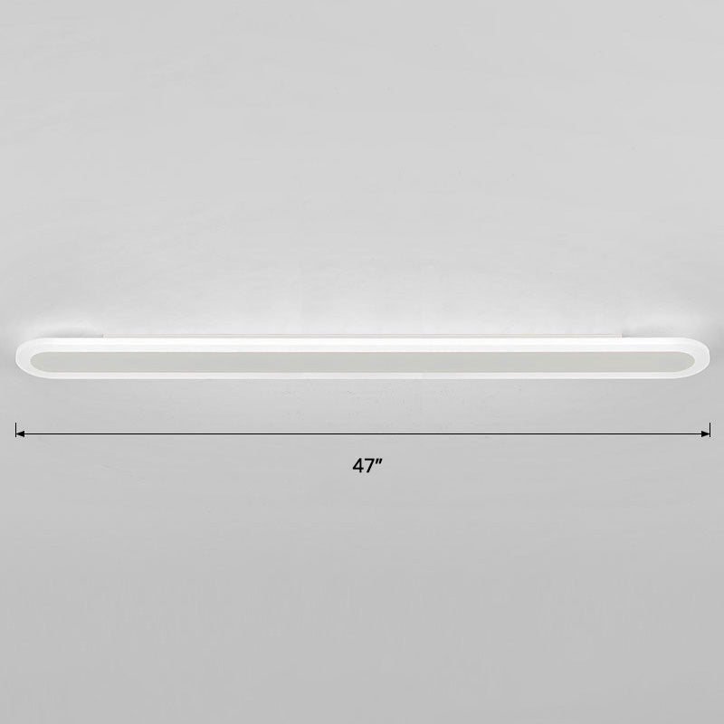 Lisslune | Acrylic Bar-Shaped Wall Lighting Nordic Style LED Surface Wall Lamp for Hallway