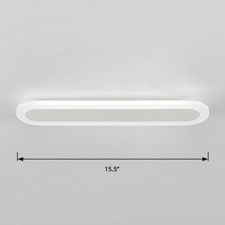 Lisslune | Acrylic Bar-Shaped Wall Lighting Nordic Style LED Surface Wall Lamp for Hallway