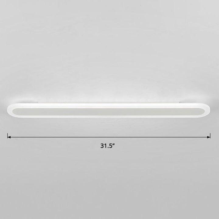 Lisslune | Acrylic Bar-Shaped Wall Lighting Nordic Style LED Surface Wall Lamp for Hallway