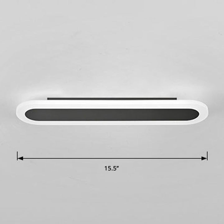 Lisslune | Acrylic Bar-Shaped Wall Lighting Nordic Style LED Surface Wall Lamp for Hallway