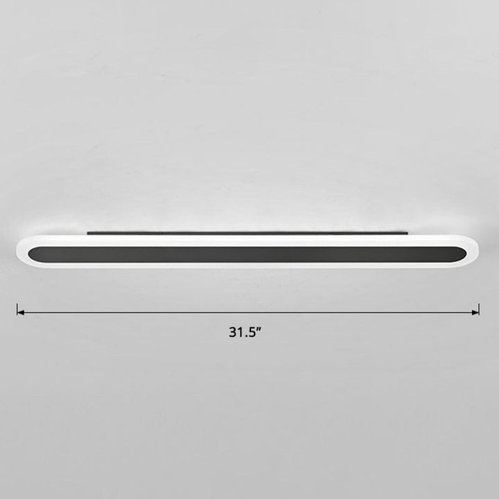 Lisslune | Acrylic Bar-Shaped Wall Lighting Nordic Style LED Surface Wall Lamp for Hallway