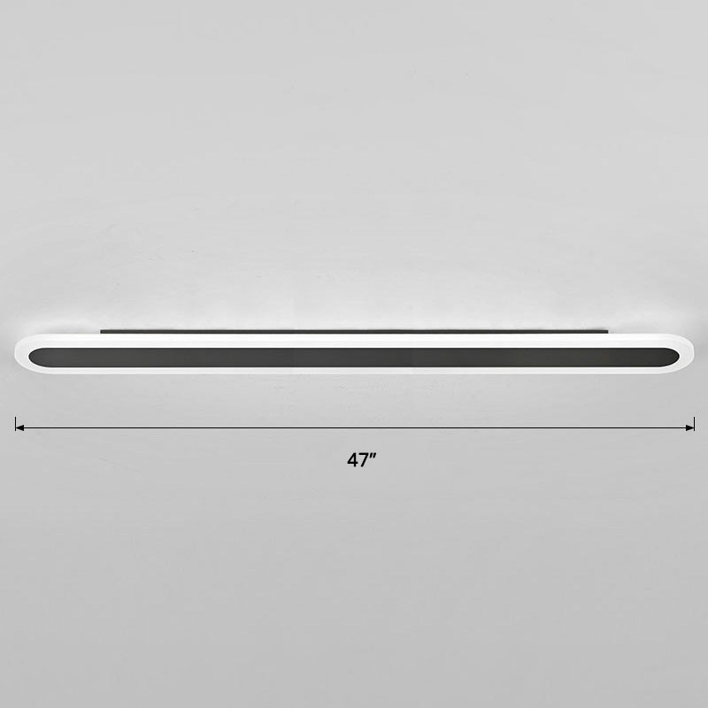 Lisslune | Acrylic Bar-Shaped Wall Lighting Nordic Style LED Surface Wall Lamp for Hallway
