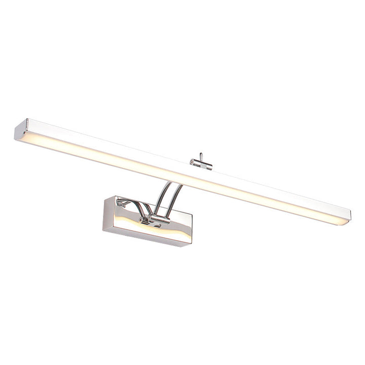 Lisslune | Stainless Steel Stick Vanity Light Contemporary White LED Wall Lighting