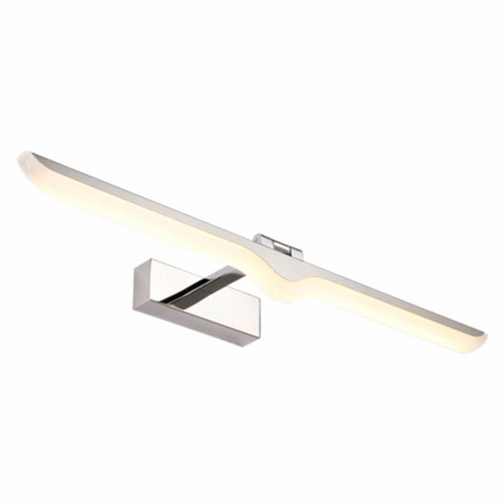 Lisslune | Symmetrical Acrylic Wall Lamp Modernism Nickel LED Wall Light for the Bathroom