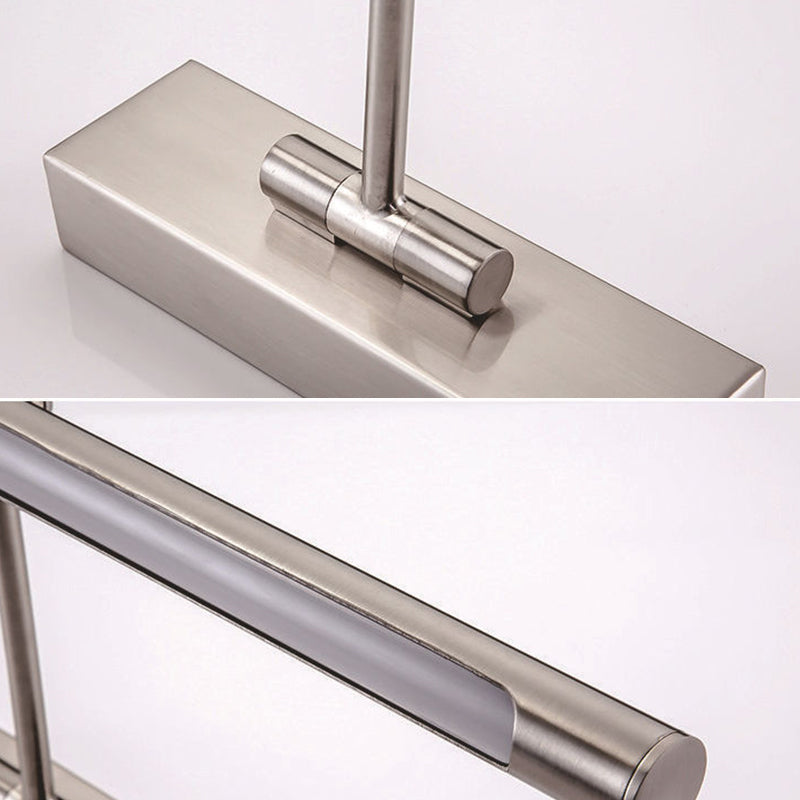 Skørter | Tube LED Picture Light Minimalist Metal Bathroom Mirror Wall Lamp with Swivel Arm