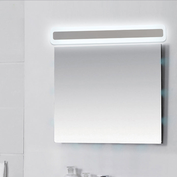 Skørter | Ultra-thin Beam-shaped Wall Lamp Minimalist Acrylic White LED Makeup Light Fixture