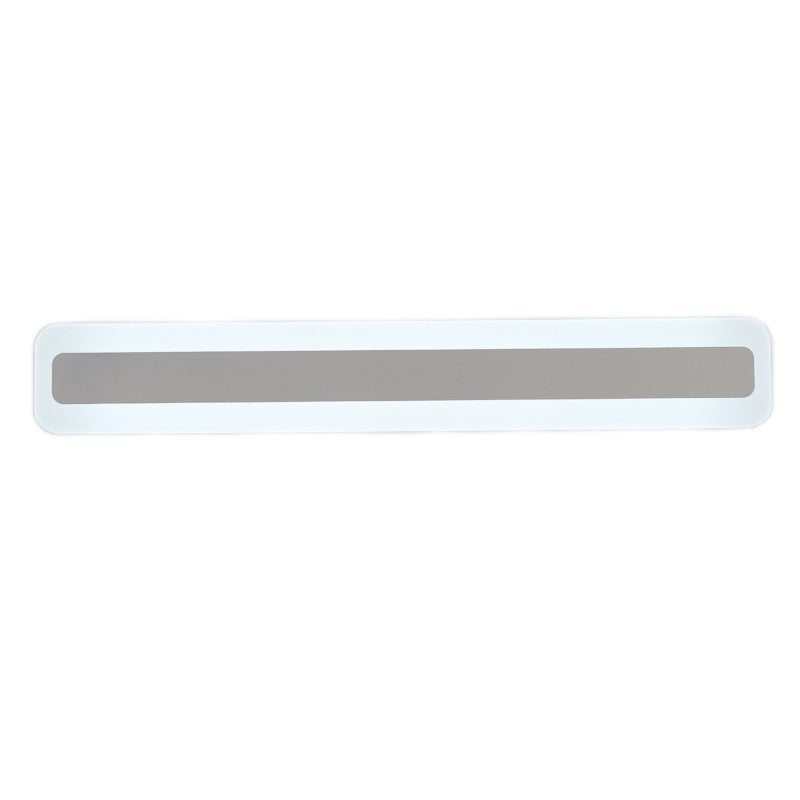 Skørter | Ultra-thin Beam-shaped Wall Lamp Minimalist Acrylic White LED Makeup Light Fixture