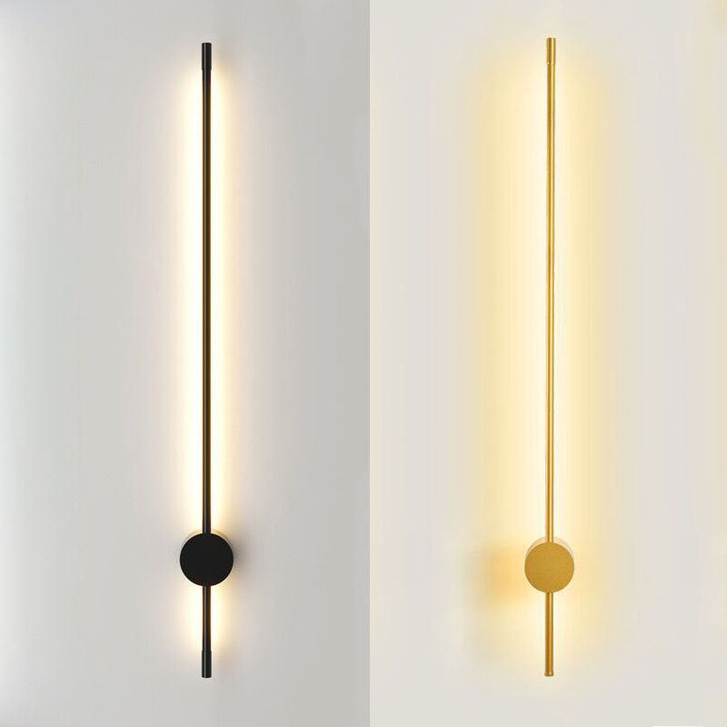 Skørter | Slim Rod Stair Wall Light Aluminum Minimalistic LED Wall Mounted Lighting Unit