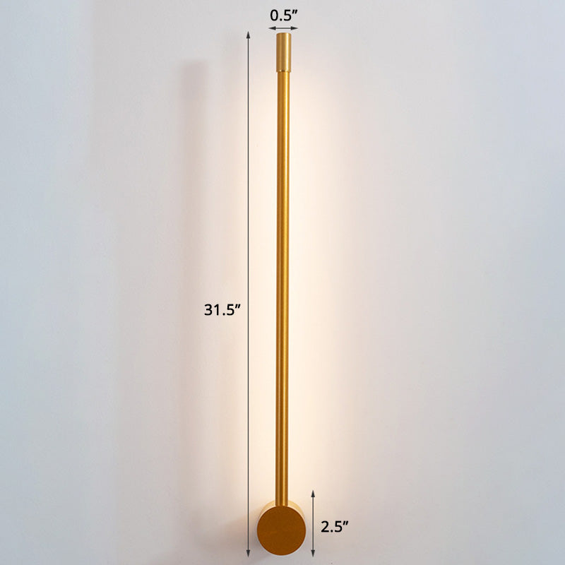 Skørter | Slim Rod Stair Wall Light Aluminum Minimalistic LED Wall Mounted Lighting Unit