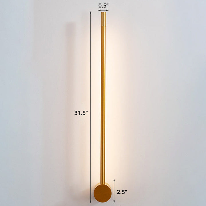 Skørter | Slim Rod Stair Wall Light Aluminum Minimalistic LED Wall Mounted Lighting Unit