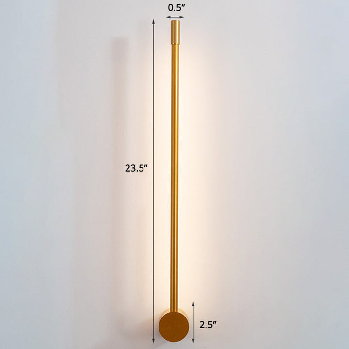 Skørter | Slim Rod Stair Wall Light Aluminum Minimalistic LED Wall Mounted Lighting Unit