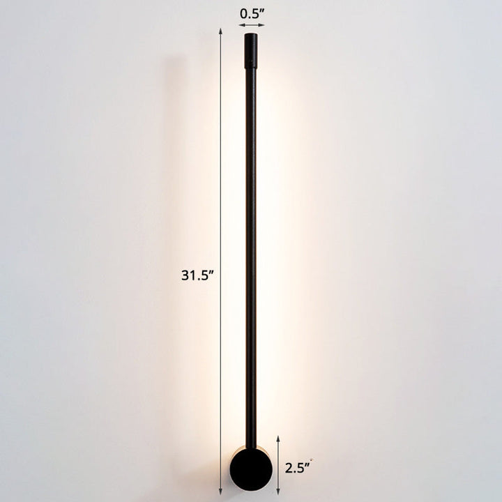 Skørter | Slim Rod Stair Wall Light Aluminum Minimalistic LED Wall Mounted Lighting Unit
