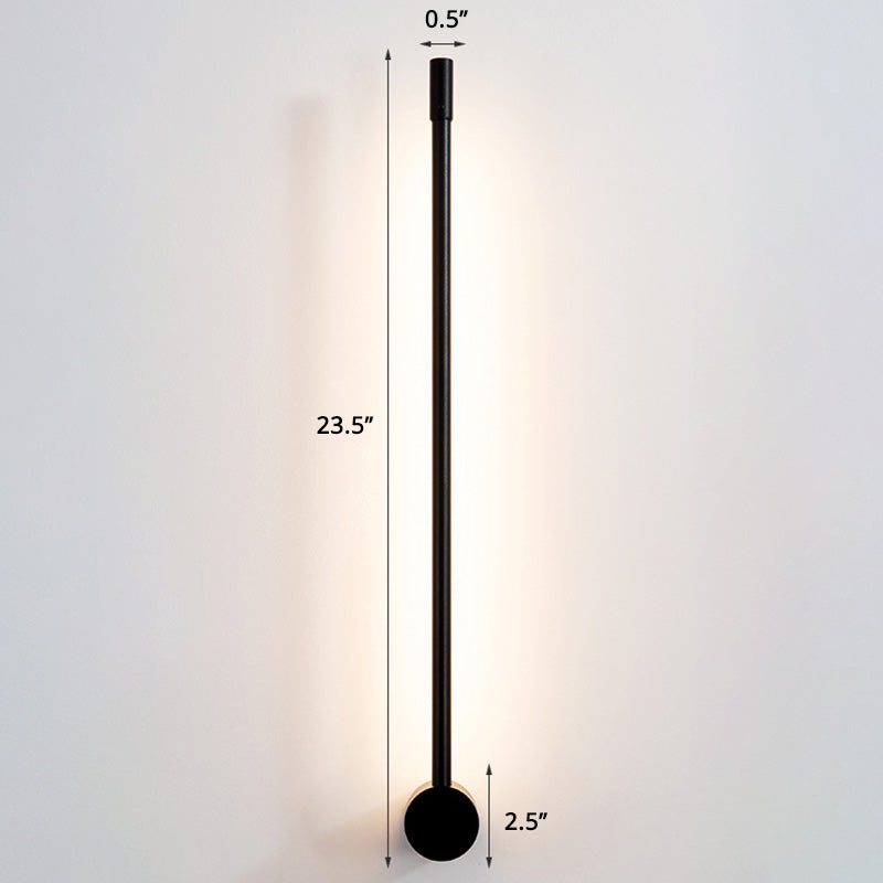 Skørter | Slim Rod Stair Wall Light Aluminum Minimalistic LED Wall Mounted Lighting Unit