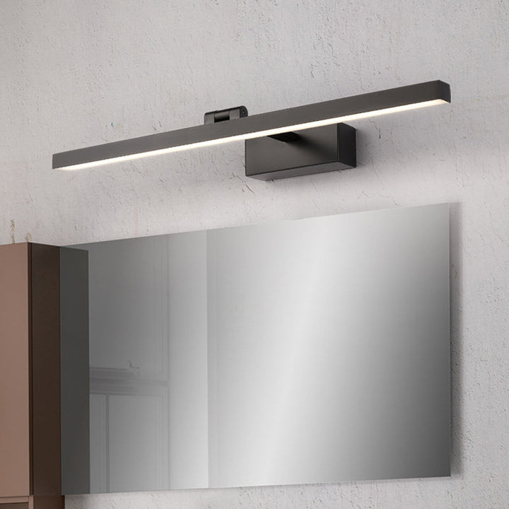Skørter | Metallic Rod-Shaped Wall Lamp Simple Style LED Vanity Wall Lamp for Bathroom