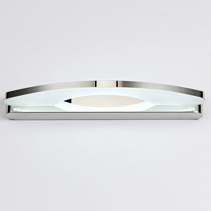 Lisslune | Chrome Arc Wall Light Modern Style Stainless Steel LED Wall Light with Acrylic Diffuser