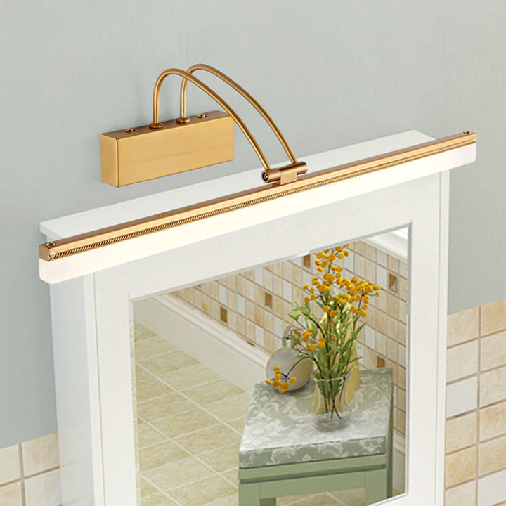 Lisslune | Swivel Arm Bathroom LED Mirror Light Acrylic Minimalist Vanity Wall Light Decor