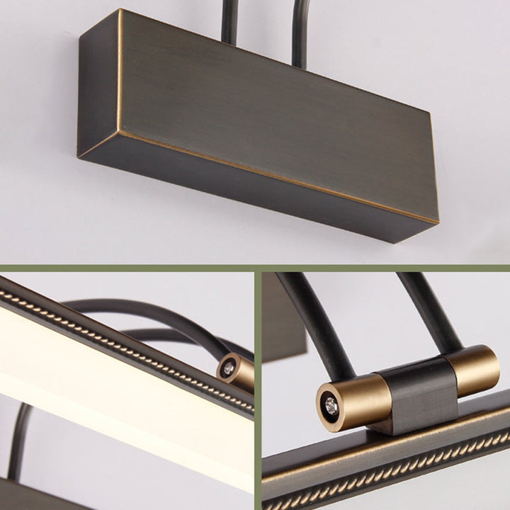 Lisslune | Swivel Arm Bathroom LED Mirror Light Acrylic Minimalist Vanity Wall Light Decor