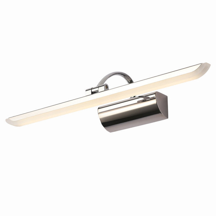 Lisslune | Contemporary Linear Picture Light made of Stainless Steel Bathroom LED Wall Vanity Light in Chrome