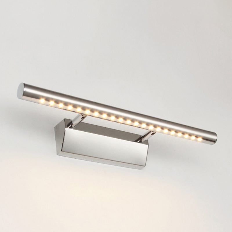 Lisslune | Tube Bathroom Mirror Lighting Fixture Stainless Steel Minimalist LED Wall Light Wall Lamp