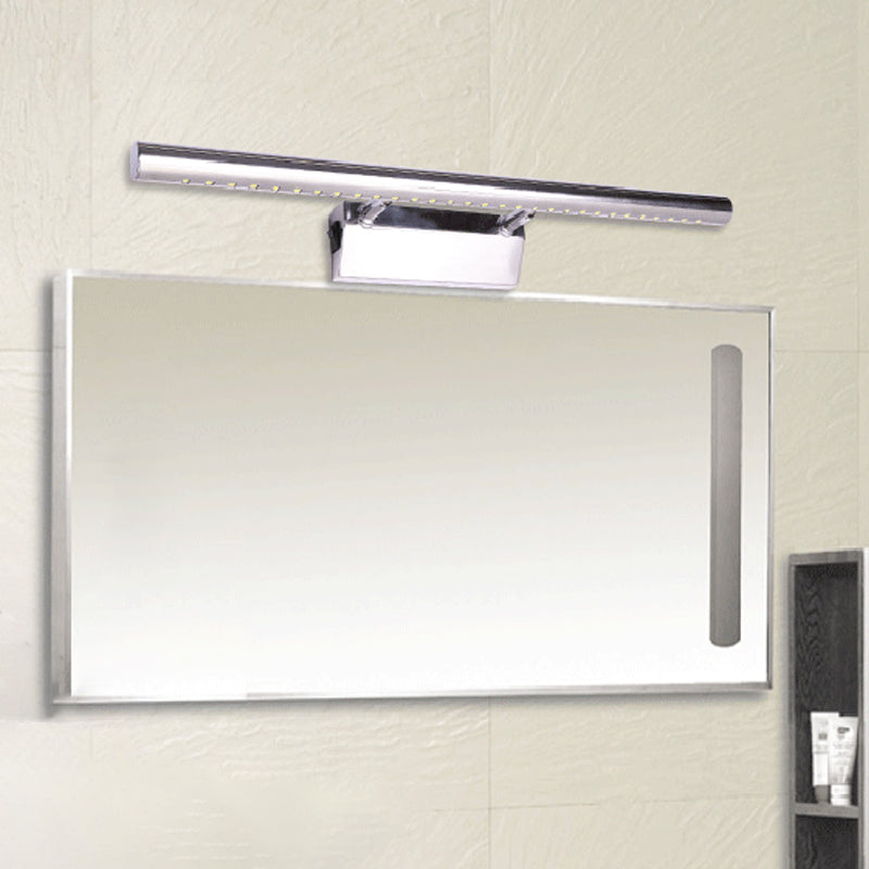 Lisslune | Tube Bathroom Mirror Lighting Fixture Stainless Steel Minimalist LED Wall Light Wall Lamp