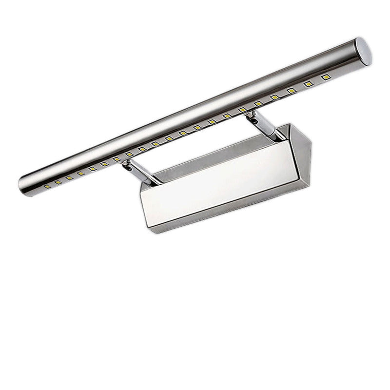 Lisslune | Tube Bathroom Mirror Lighting Fixture Stainless Steel Minimalist LED Wall Light Wall Lamp