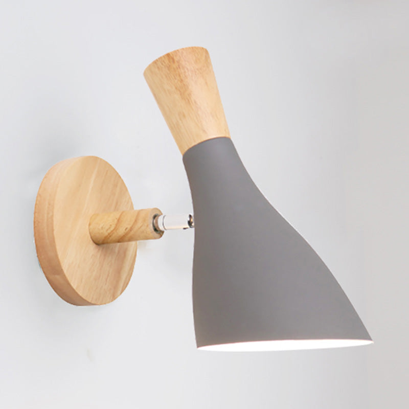 Lisslune | Small Rotating Reading Wall Lamp Nordic Metal 1 Head Living Room Wall Light Fixture