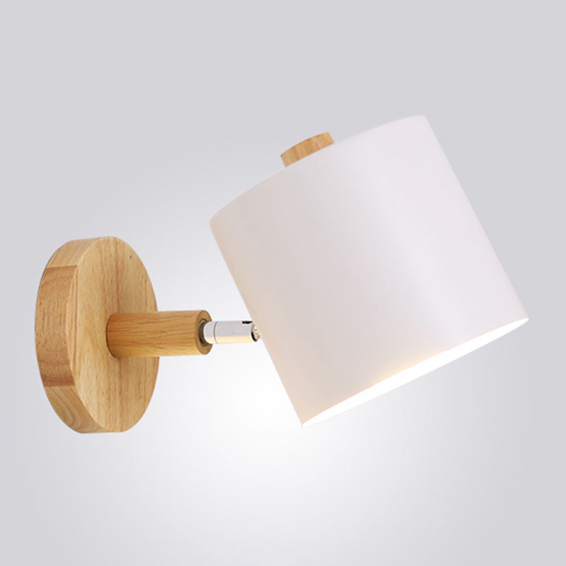 Lisslune | Small Rotating Reading Wall Lamp Nordic Metal 1 Head Living Room Wall Light Fixture