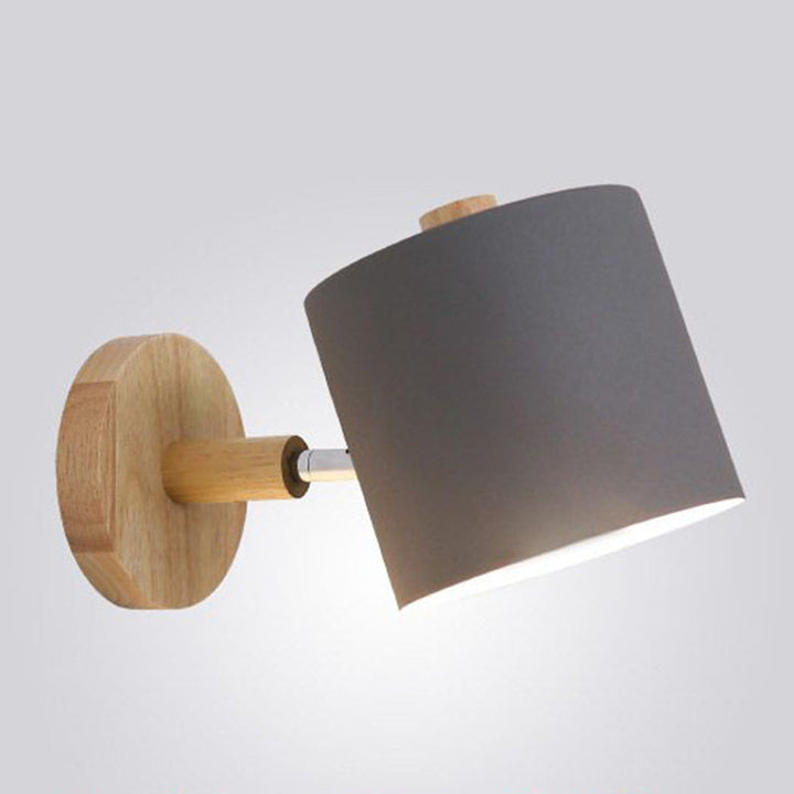 Lisslune | Small Rotating Reading Wall Lamp Nordic Metal 1 Head Living Room Wall Light Fixture