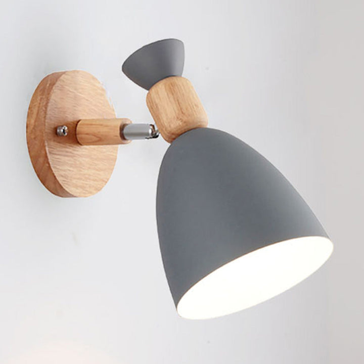 Lisslune | Small Rotating Reading Wall Lamp Nordic Metal 1 Head Living Room Wall Light Fixture