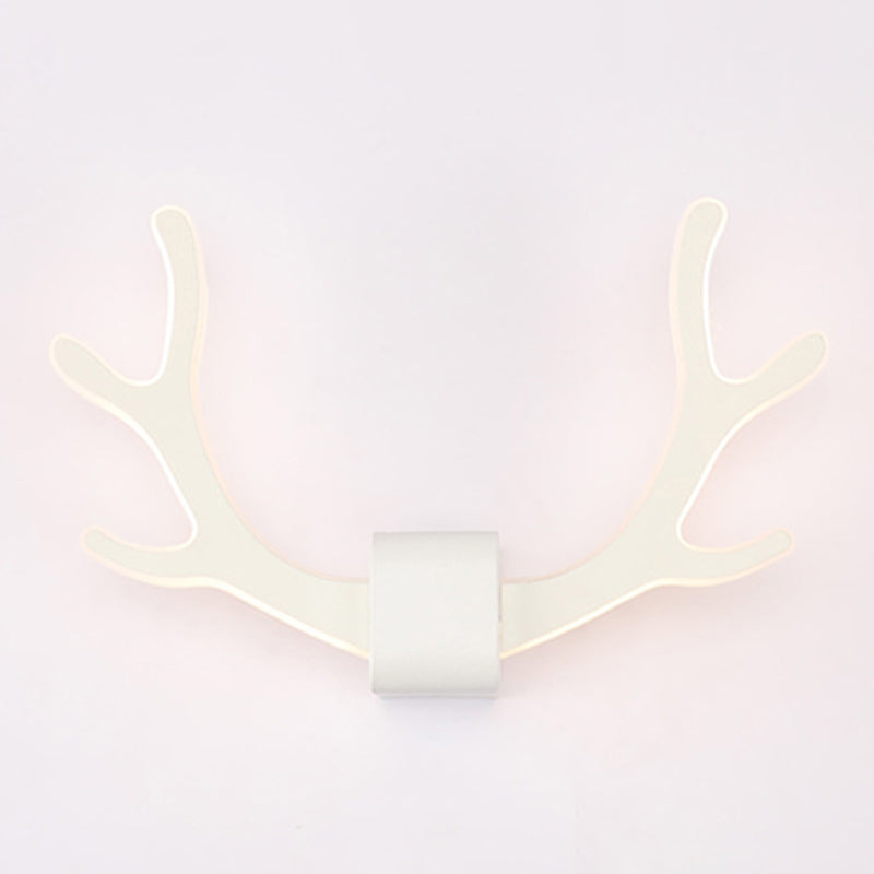 Lisslune | Metallic Antler Wall Lamp Artistic LED Wall-Mounted Lighting Unit for Bedroom