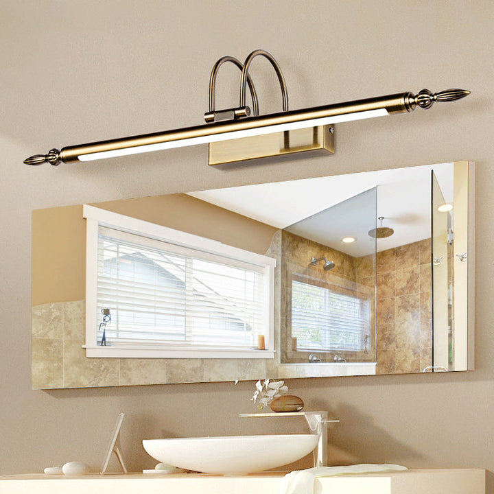 Lisslune | Rotatable Metal Wall Lighting Vintage LED Wall-Mounted Makeup Light for Bathroom