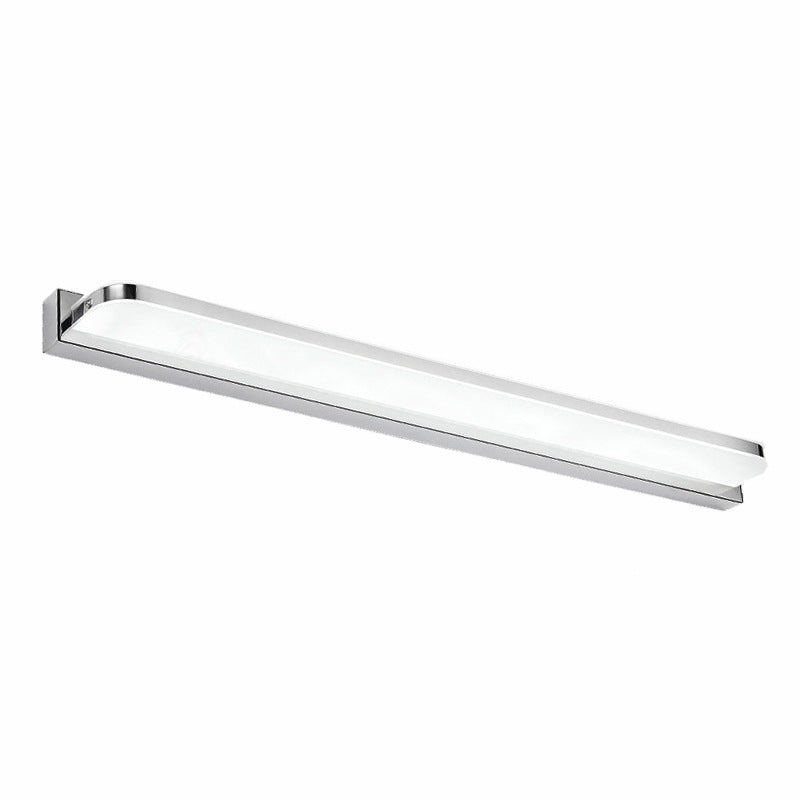 Skørter | Rounded Corners Bathroom Light Simplicity Stainless Steel LED Wall Light