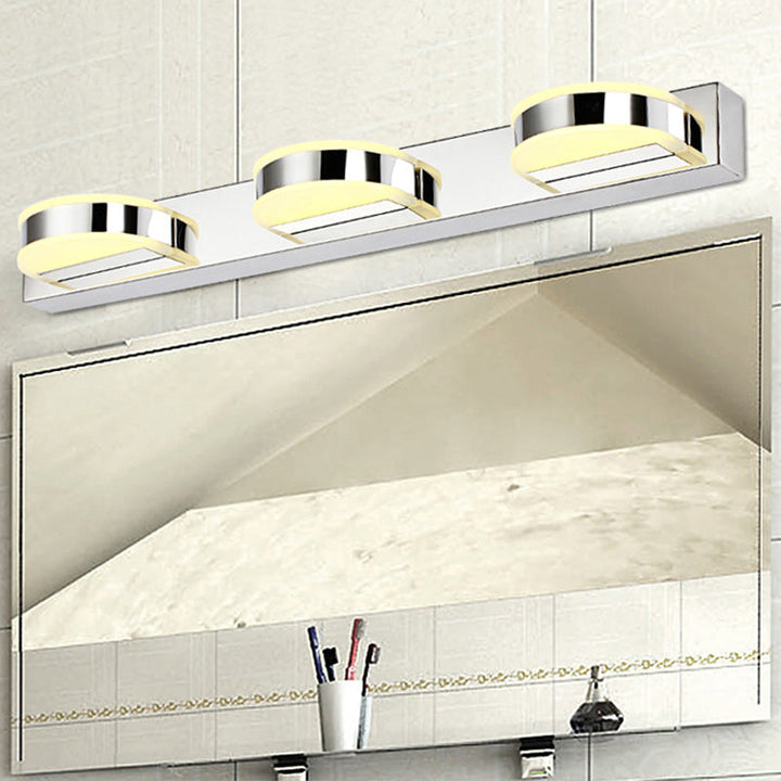 Lisslune | Geometric Wall Lamps Contemporary Metal Nickel Finish LED Wall Lighting