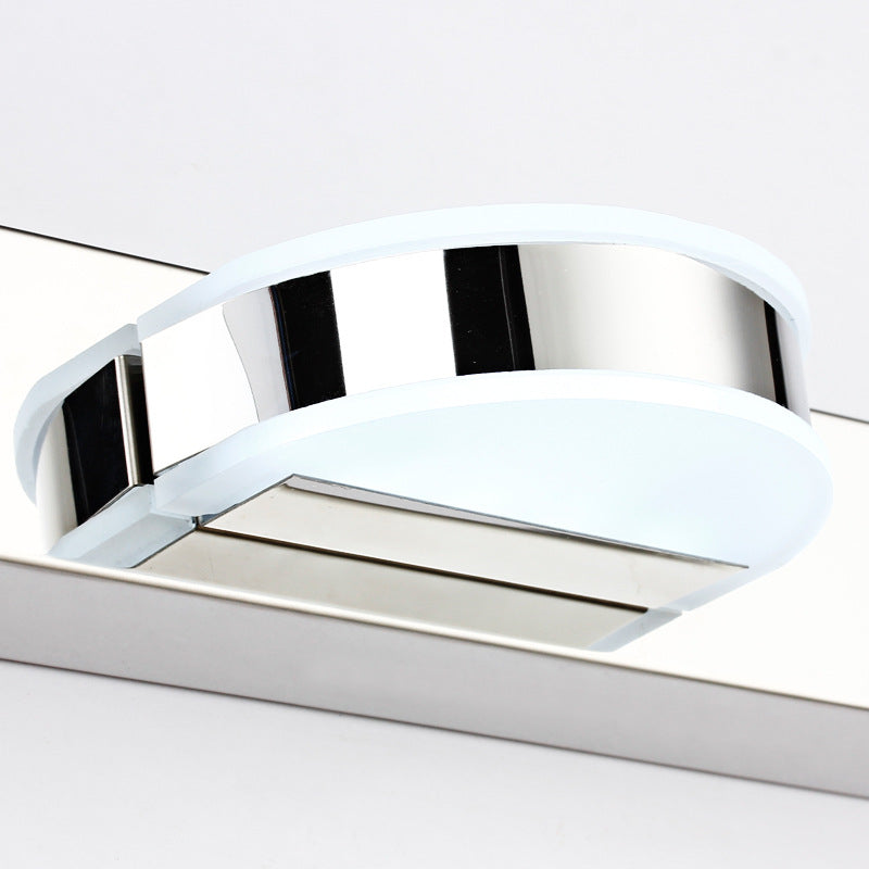 Lisslune | Geometric Wall Lamps Contemporary Metal Nickel Finish LED Wall Lighting