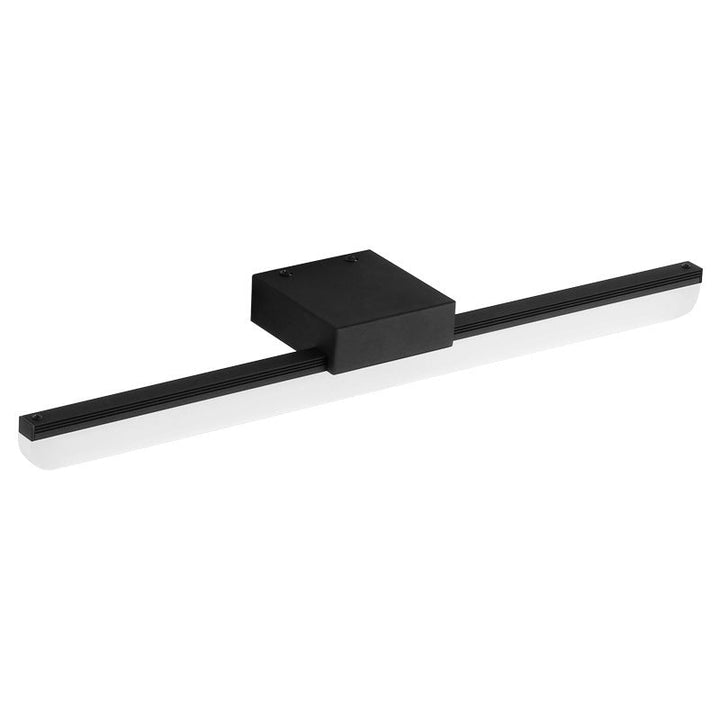 Skørter | Simple linear LED vanity lighting metal bathroom wall light with acrylic diffuser