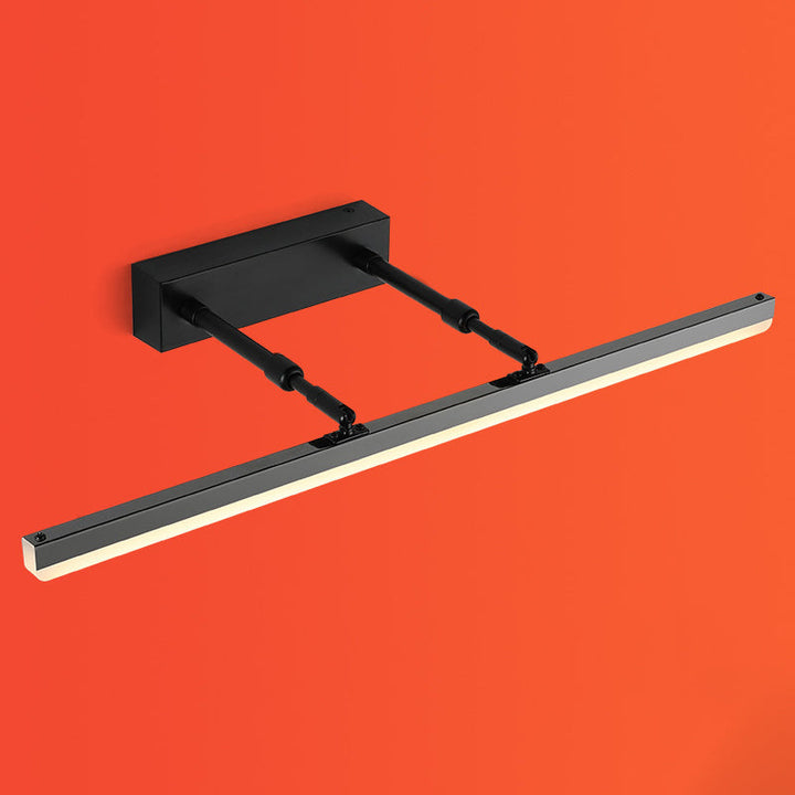 Skørter | Minimalist Linear Wall Lamp Metal Bathroom LED Vanity Lamp with Retractable Arm