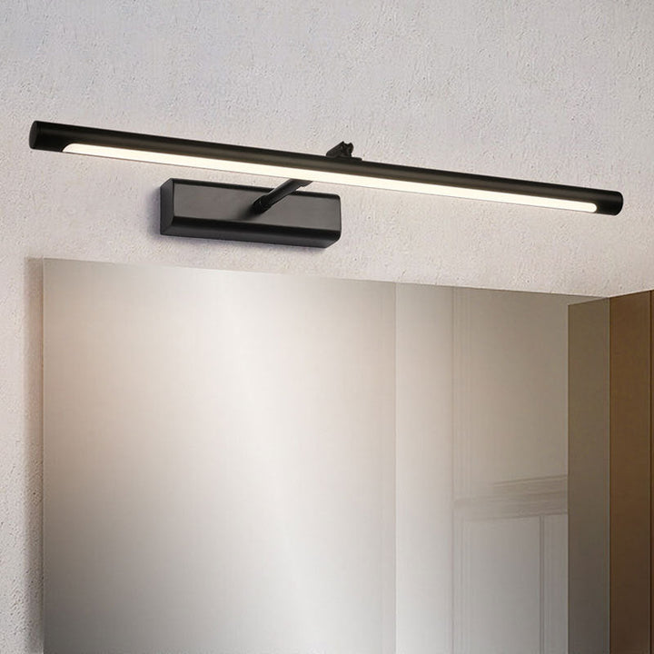 Lisslune | Tube LED Wall Light Vanity Simple Metallic Bathroom Wall Mounted Light