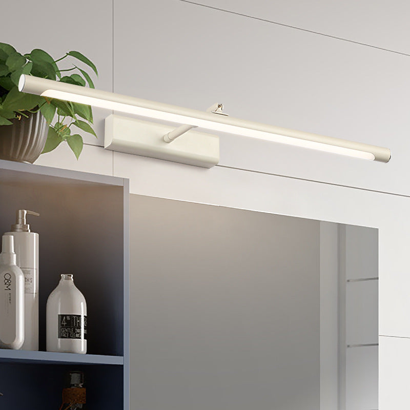 Lisslune | Tube LED Wall Light Vanity Simple Metallic Bathroom Wall Mounted Light