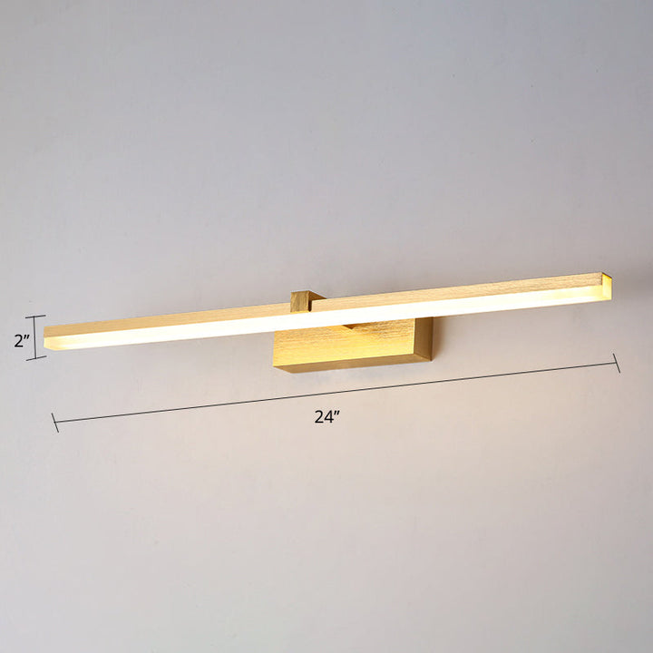 Lisslune | Golden Bathroom Lamp LED Modern Design