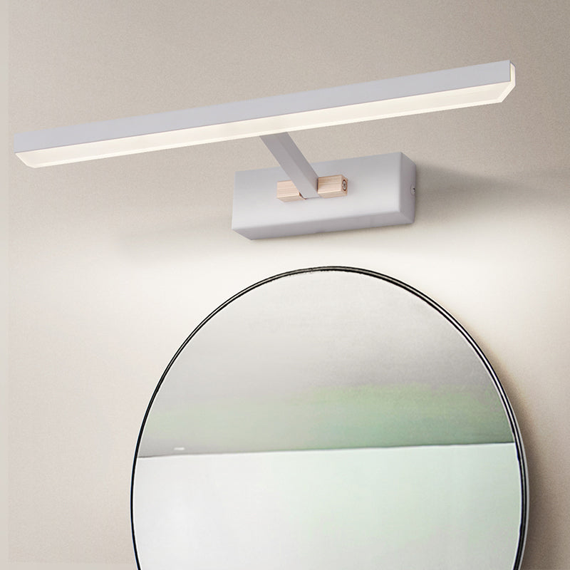 Lisslune | Modernism Linear Wall Washbasin Light Acrylic Bathroom LED Wall Sconce Lighting Fixture