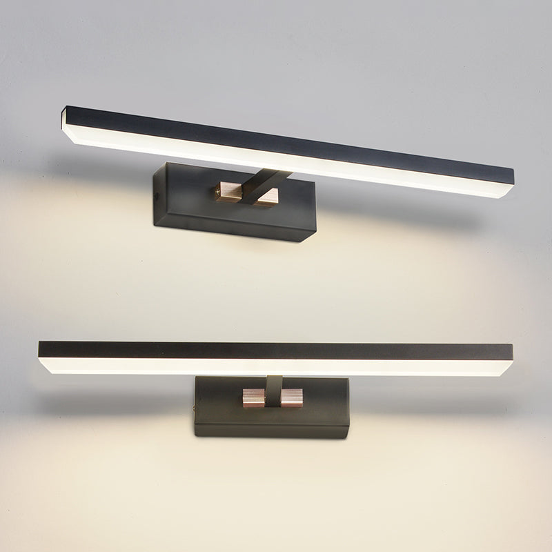 Lisslune | Modernism Linear Wall Washbasin Light Acrylic Bathroom LED Wall Sconce Lighting Fixture