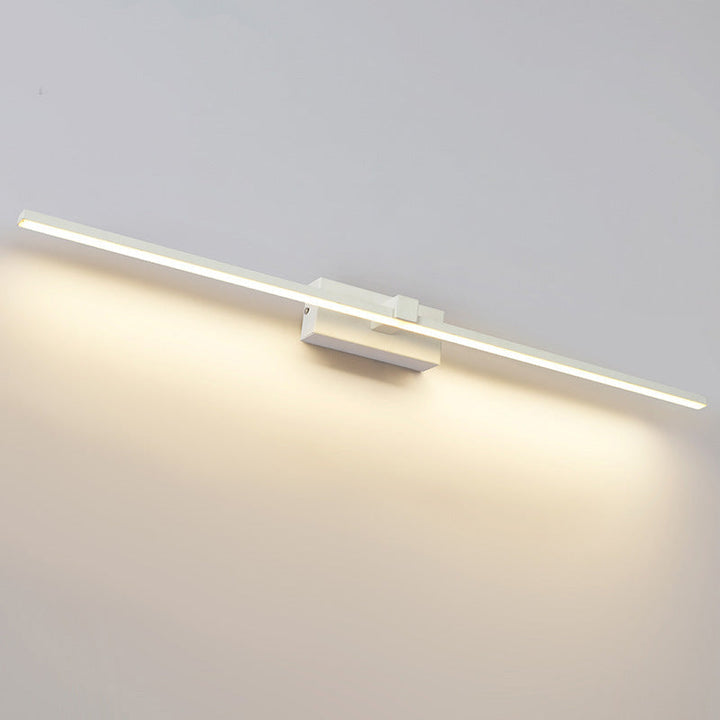 Lisslune | Minimalistic Slim Rod Wall Mounted Light Metal Bathroom LED Vanity Wall Lamp Fixture