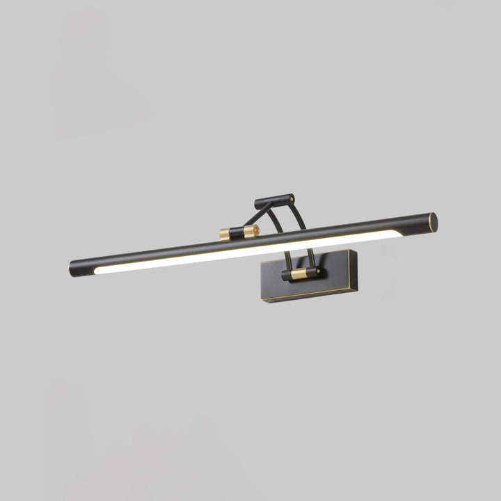 Skørter | Minimalistic tube-shaped makeup lamp fixture acrylic LED wall lamp with 3-joints swingarm