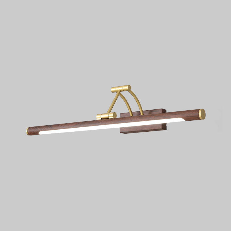 Skørter | Minimalistic tube-shaped makeup lamp fixture acrylic LED wall lamp with 3-joints swingarm