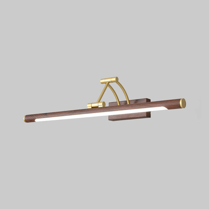 Skørter | Minimalistic tube-shaped makeup lamp fixture acrylic LED wall lamp with 3-joints swingarm
