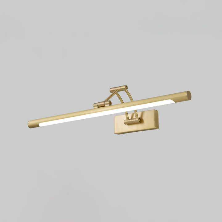 Skørter | Minimalistic tube-shaped makeup lamp fixture acrylic LED wall lamp with 3-joints swingarm